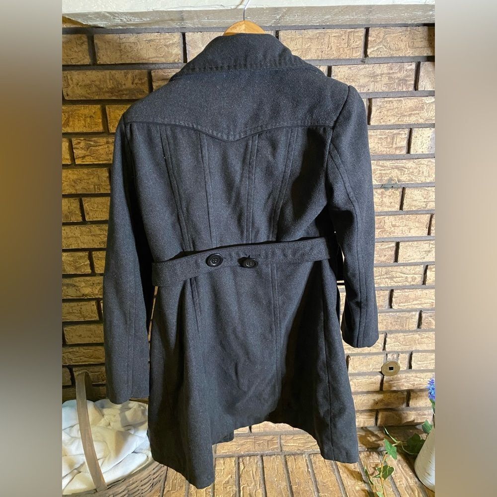 Long grey pea coat - Picture 4 of 8